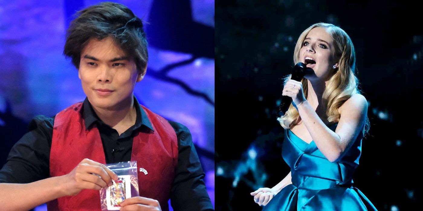 Shin Lim and Jackie Evancho in America's Got Talent