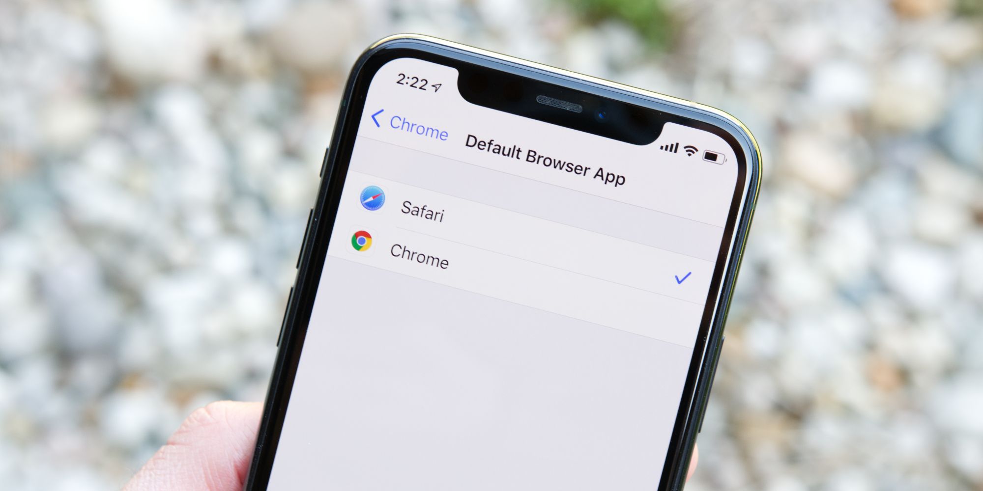 Setting a default browser app in iOS 14