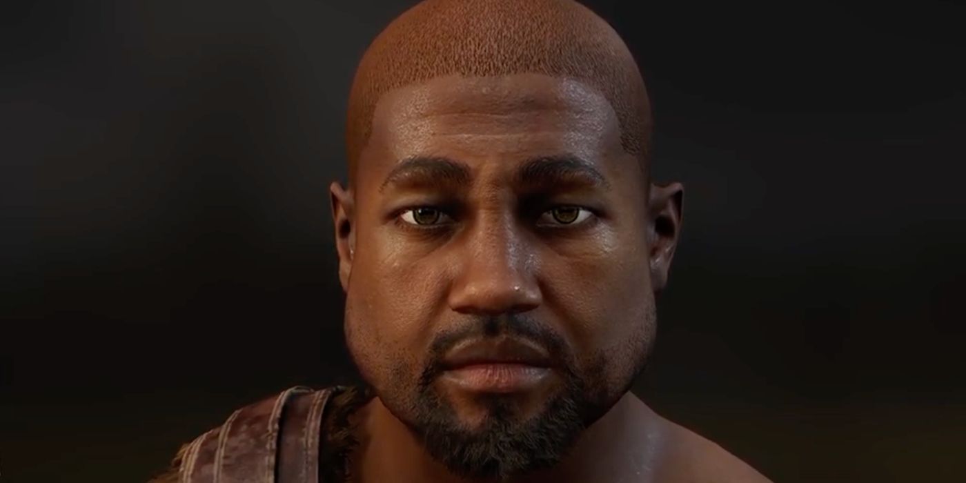 Kanye West in Demons Souls character customization