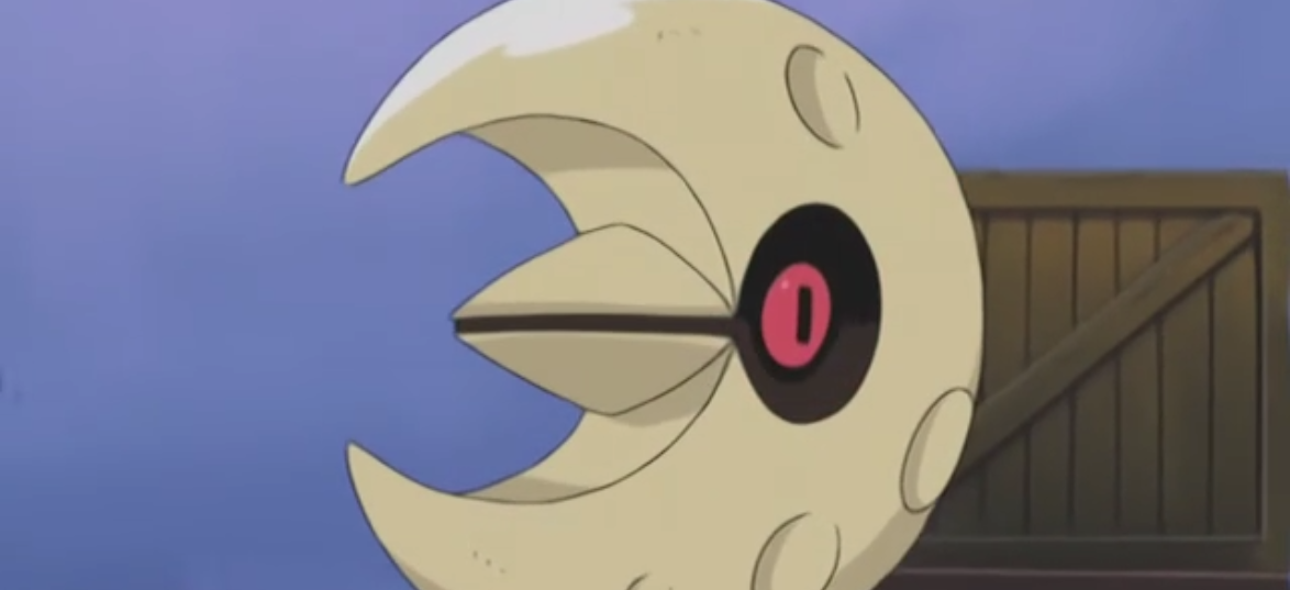 Lunatone from the Pokémon series