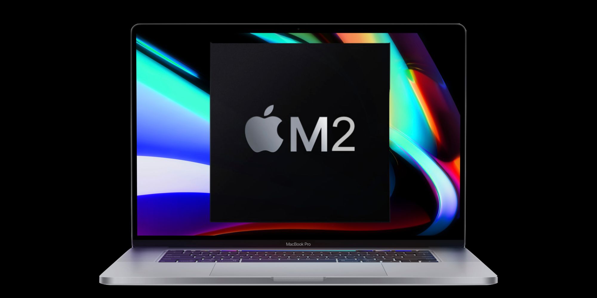 16-inch MacBook Pro with Apple M2 chip on it