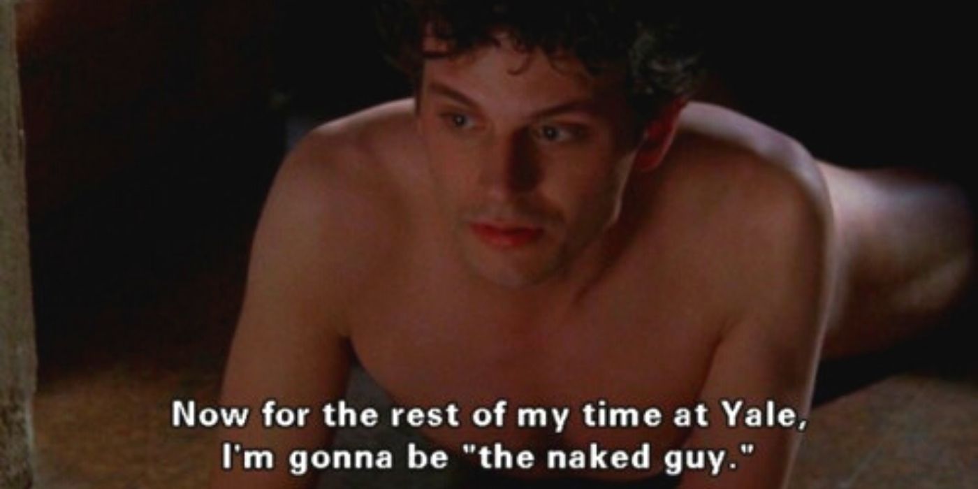 Marty saying he'll be known as &quot;the naked guy&quot; at Yale on Gilmore Girls