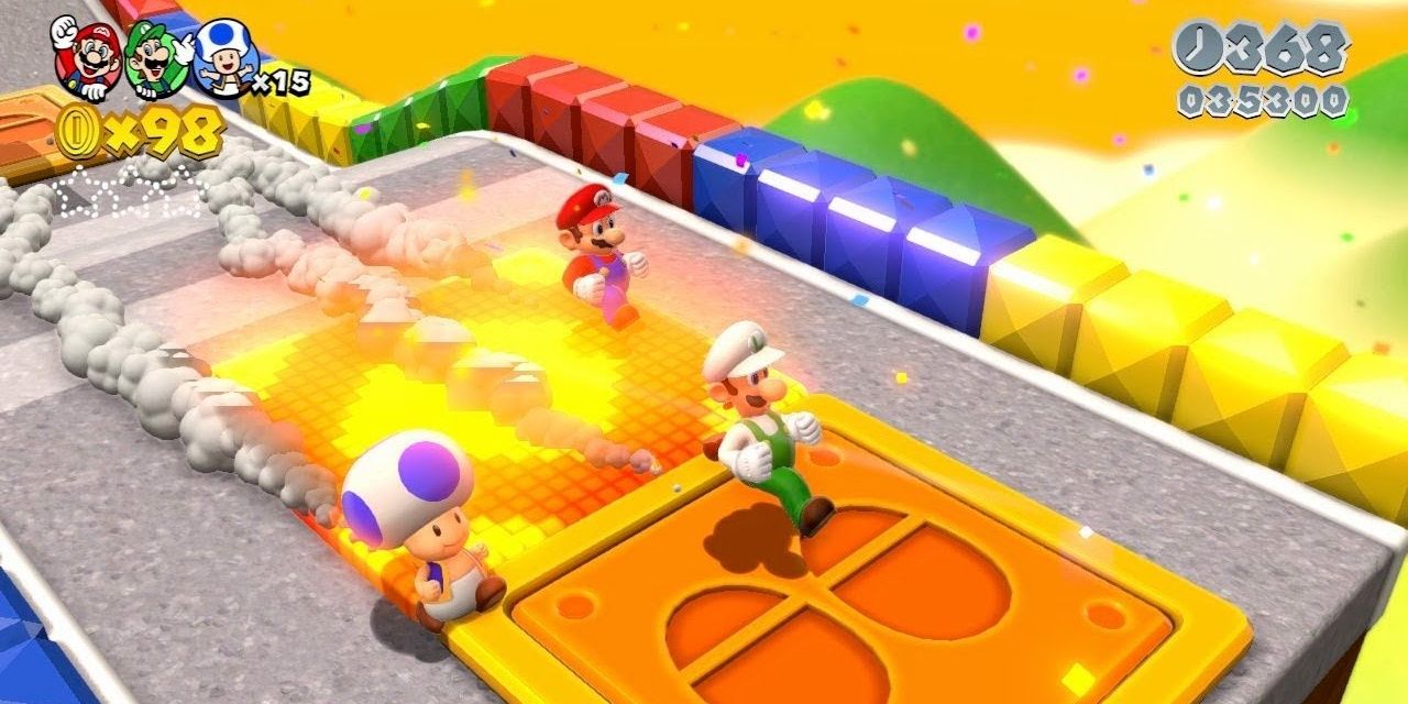 Mount Must Dash from Super Mario 3D World 