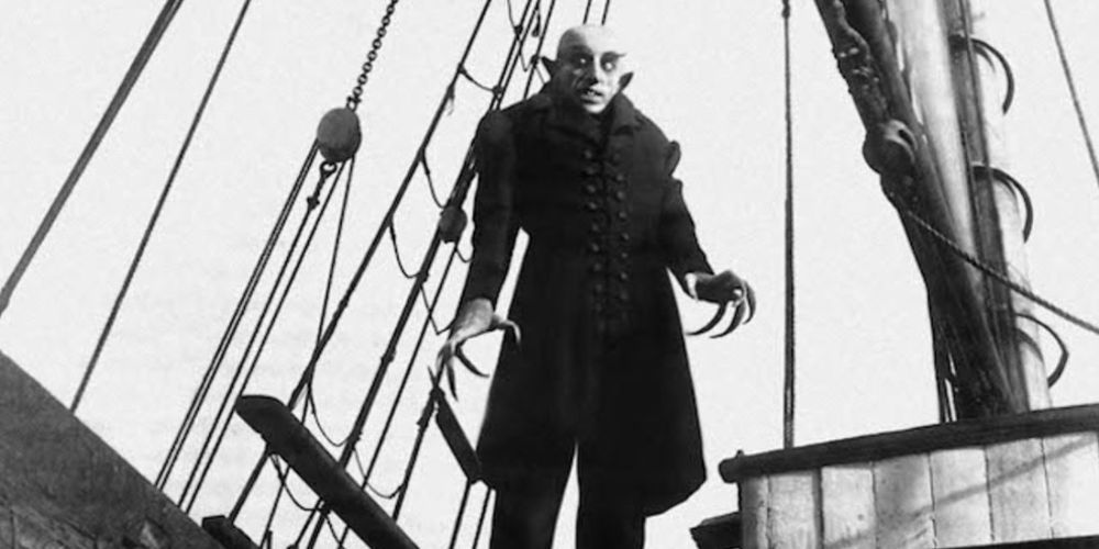 Count Orlok on a ship in Nosferatu