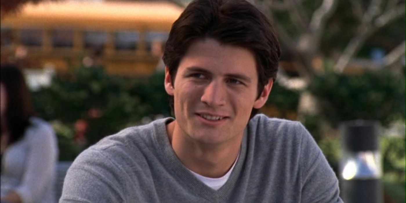 Nathan Scott having lunch with his wife Haley on One Tree Hill