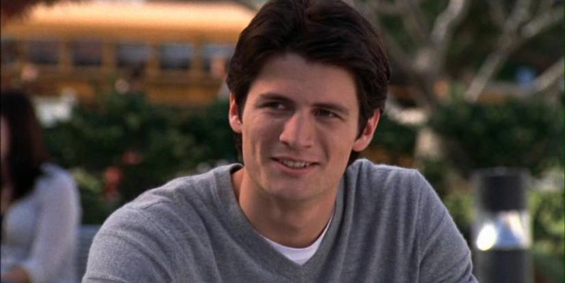 Nathan Scott having lunch with his wife Haley on One Tree Hill