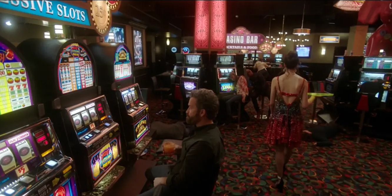 Chuck sitting at the casino in &quot;The Trap&quot; episode in Supernatural