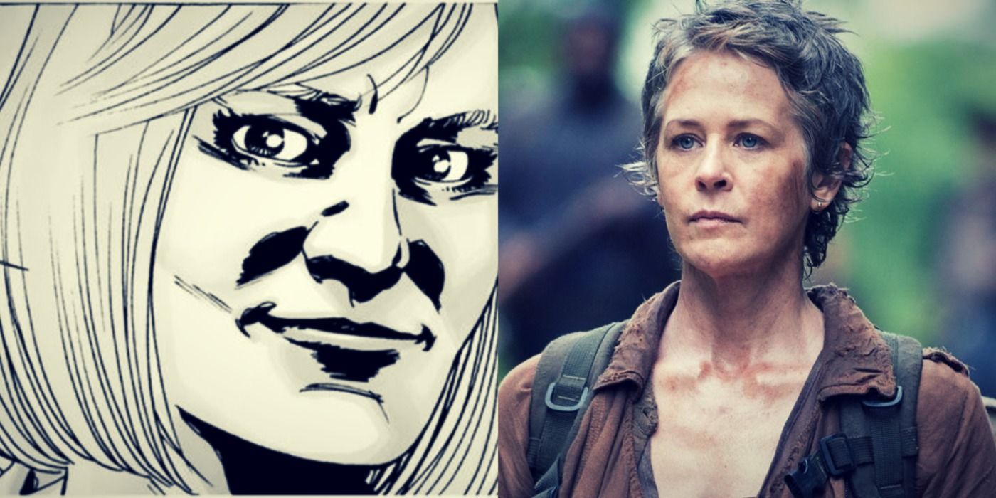 carol the walking dead comics and amc feature image