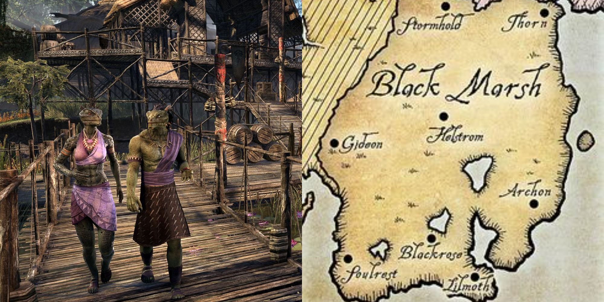 Murkmire and a map of Black Marsh.