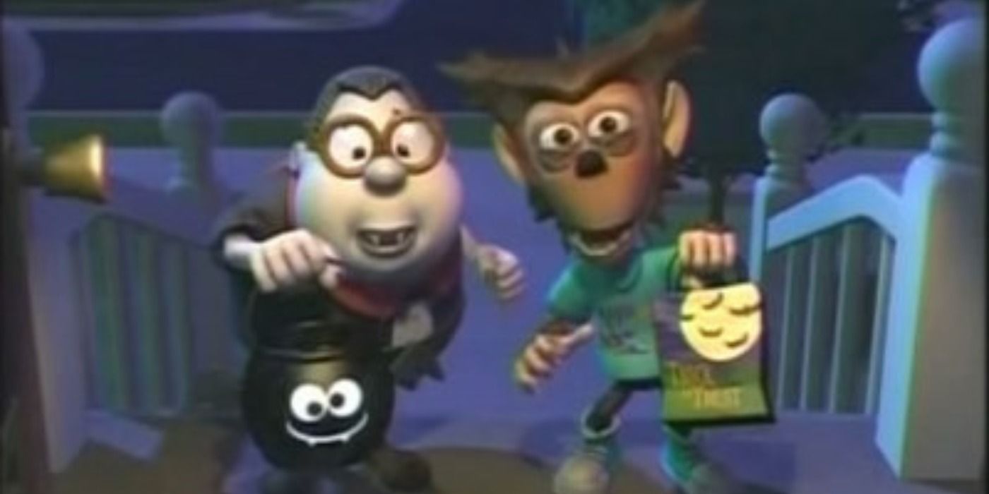 Carl as a vampire and Sheen as a werewolf in Jimmy Neutron
