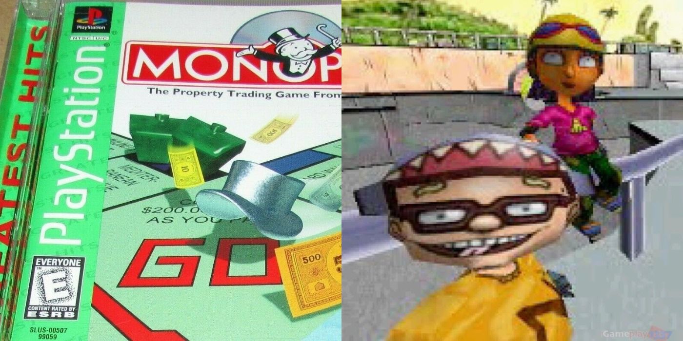 Monopoly and Rocket Power on the PS1