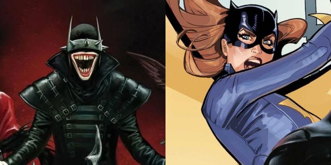 Batman Who Laughs and Batgirl