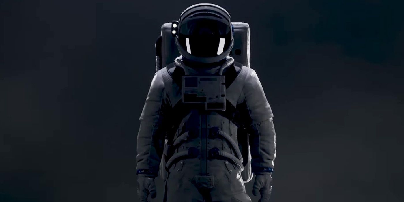 The astronaut in the video game, Returnal