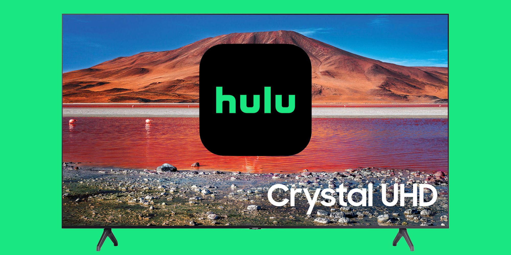 Hulu app icon on a Samsung smart TV