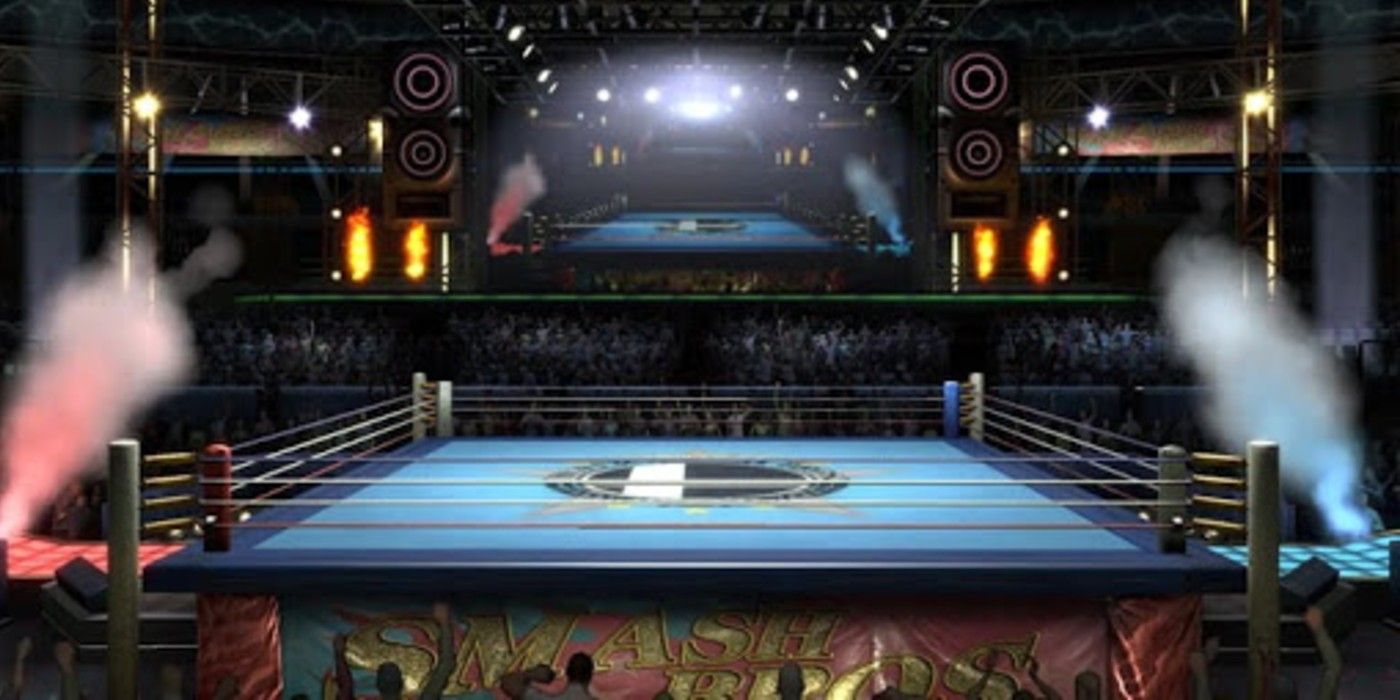 smash bros stage boxing ring