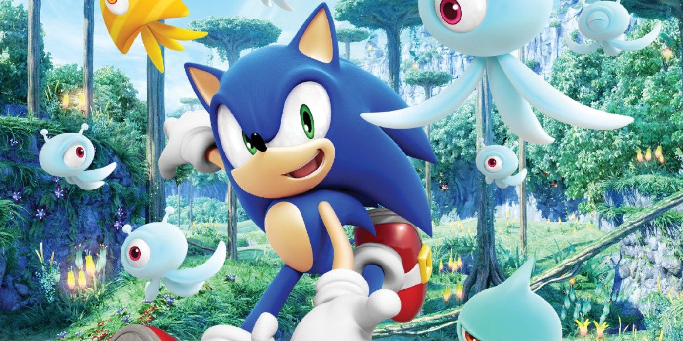 Sonic the Hedgehog smiling and running the videogames