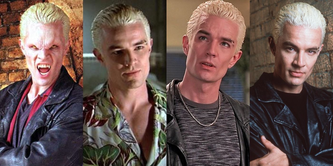 Spike (James Marsters) transformation over the years