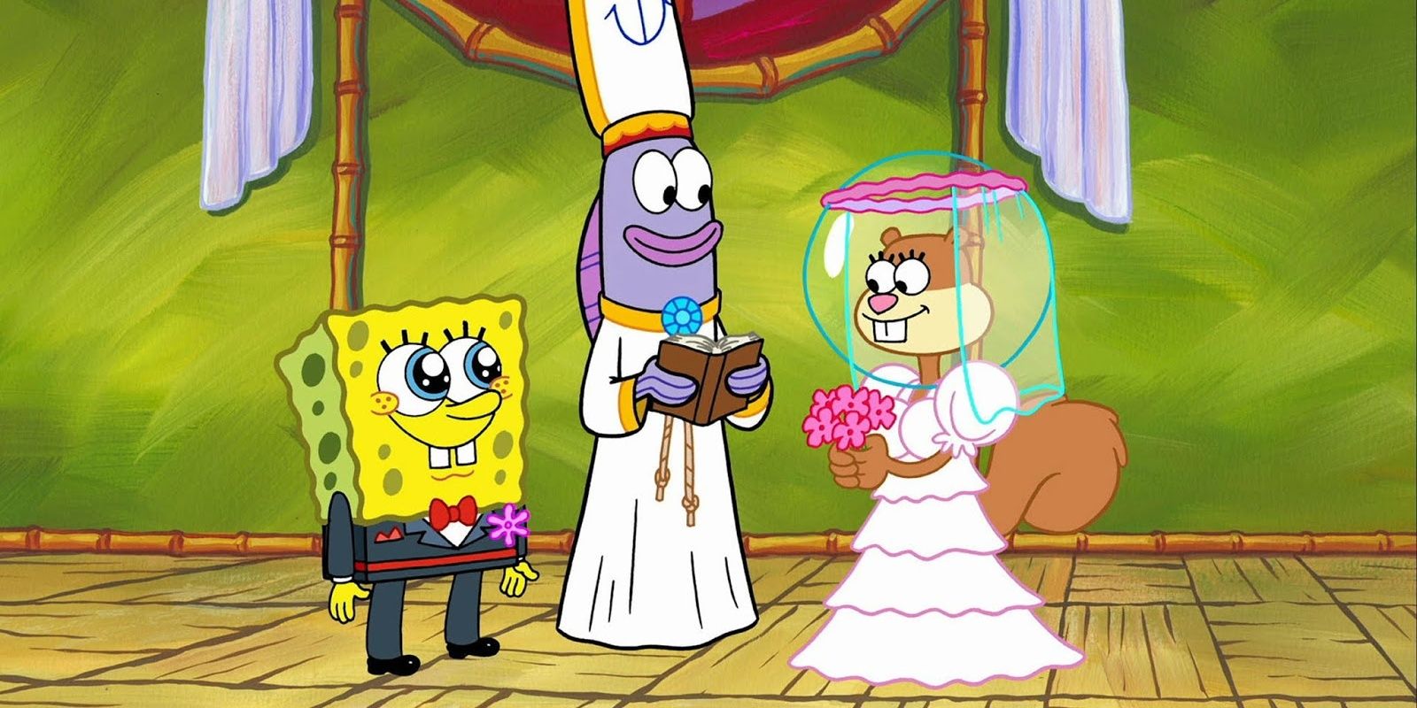 SpongeBob and Sandy get married