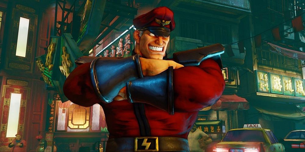 M. Bison with arms folded in Street Fighter