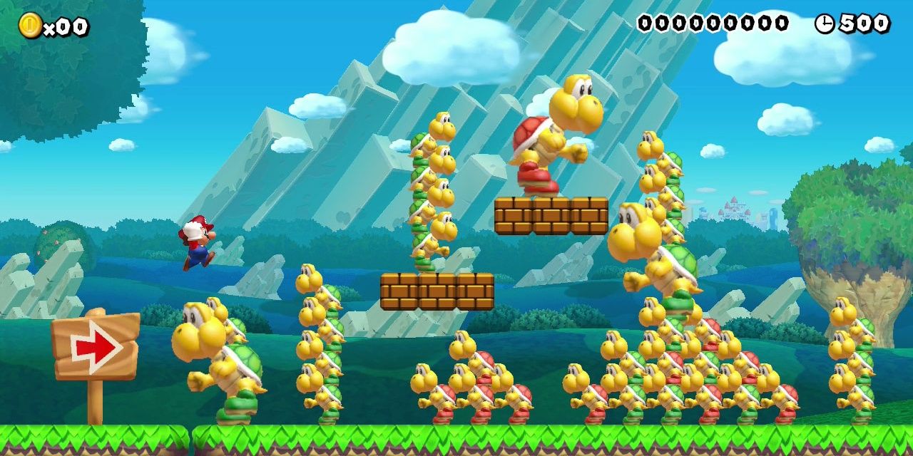 Super Mario Maker on the Wii U
