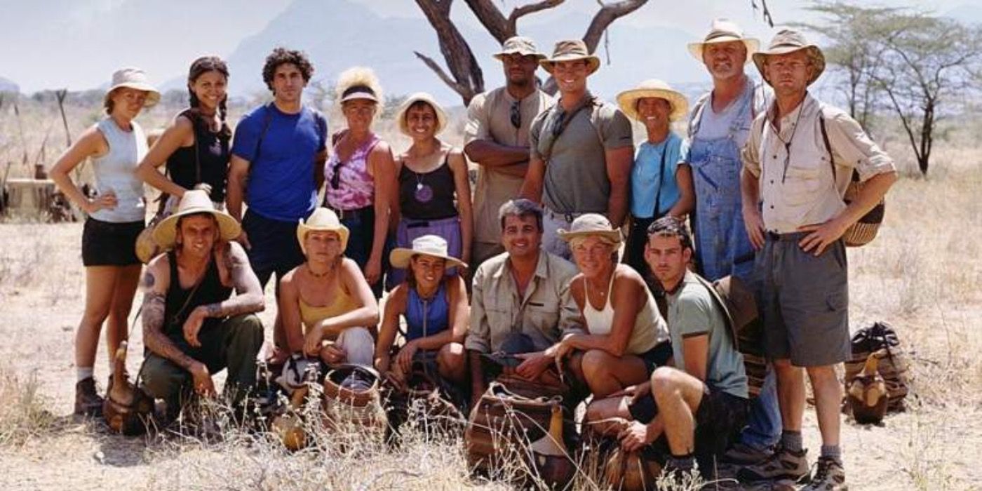 O elenco de Survivor: Africa, de 2001.