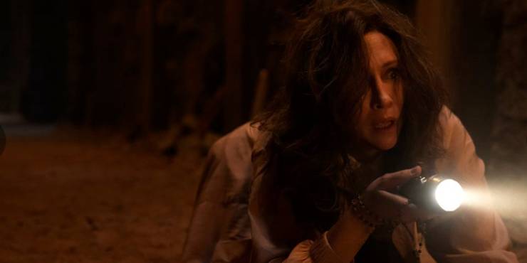 Vera Farmiaga as Lorraine Warren (Warner Bros)