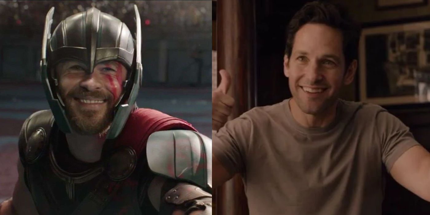 thor and ant man smiling as himbos
