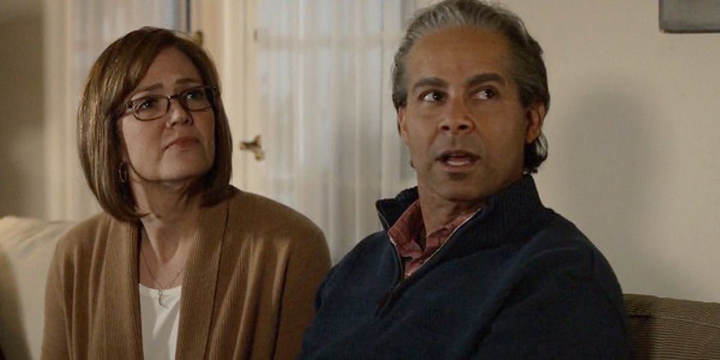 Rebecca and Miguel in the present day on &quot;This is Us&quot;.