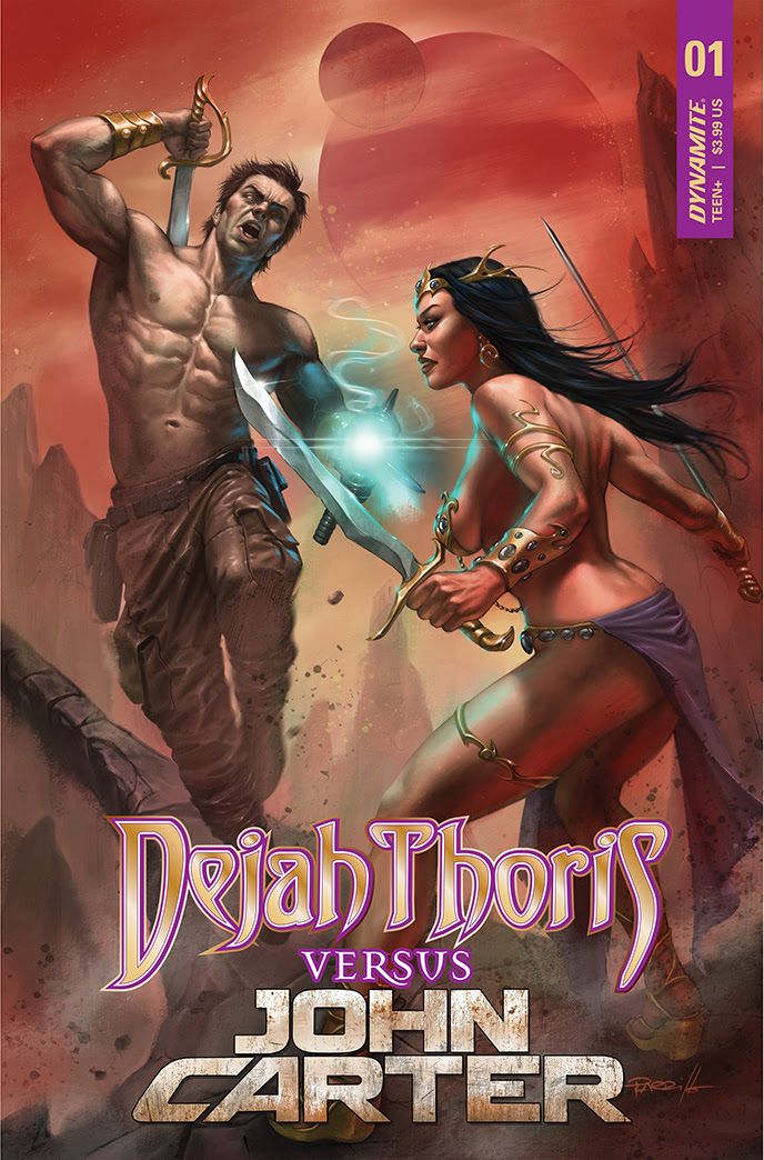 John Carter of Mars And Dejah Thoris Battle in New Comic Series