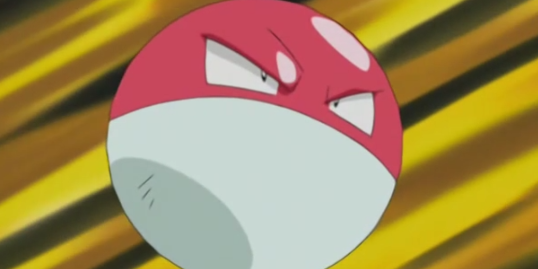 Voltorb from the Pokemon television series