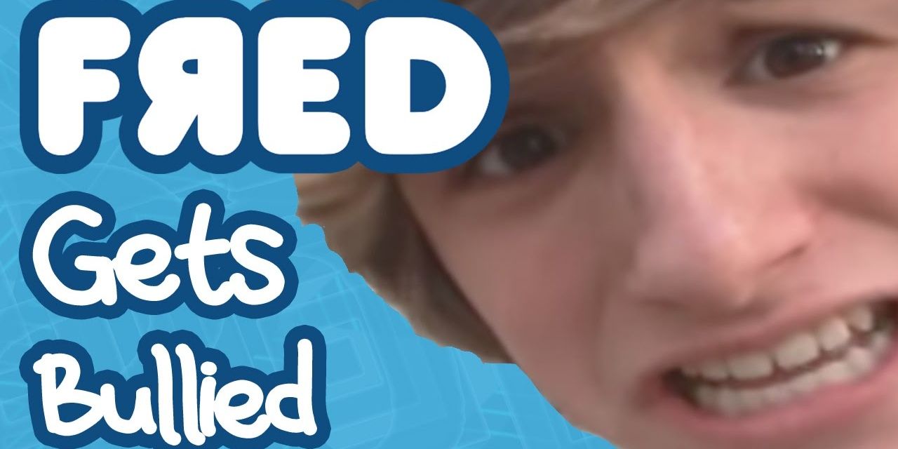 &quot;Fred Gets Bullied&quot; YouTube video thumbnail.