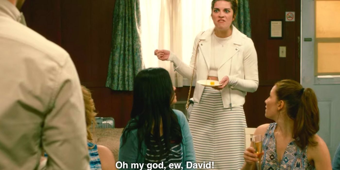 Alexis saying ew david! in the episode allez-vous on schitts creek