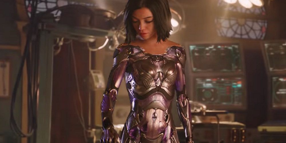 Alita Battle Angel in Her Original Body, equipped with Mems Gyros and Field and Force Sensors