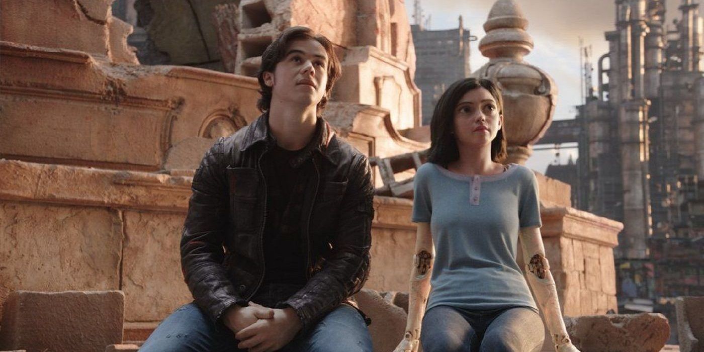 Alita and Hugo Admiring the view above The Iron City