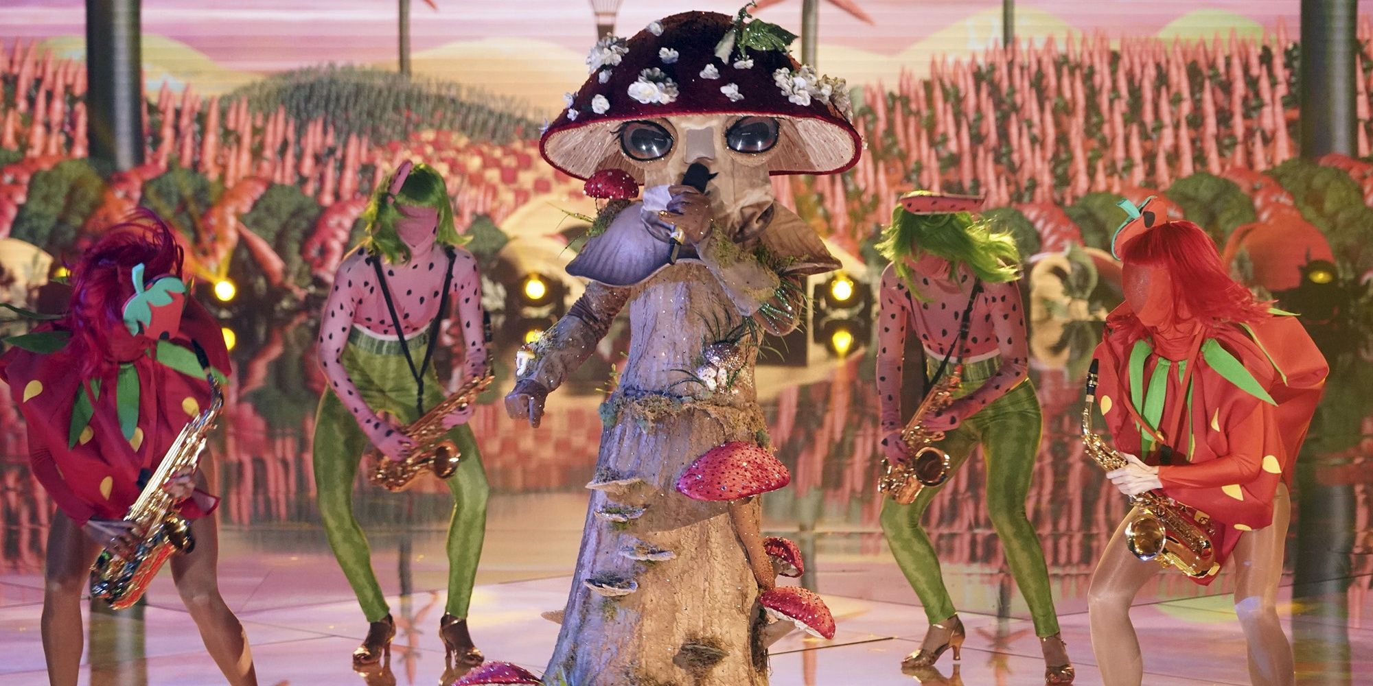 Aloe Blacc as Mushroom in The Masked Singer 