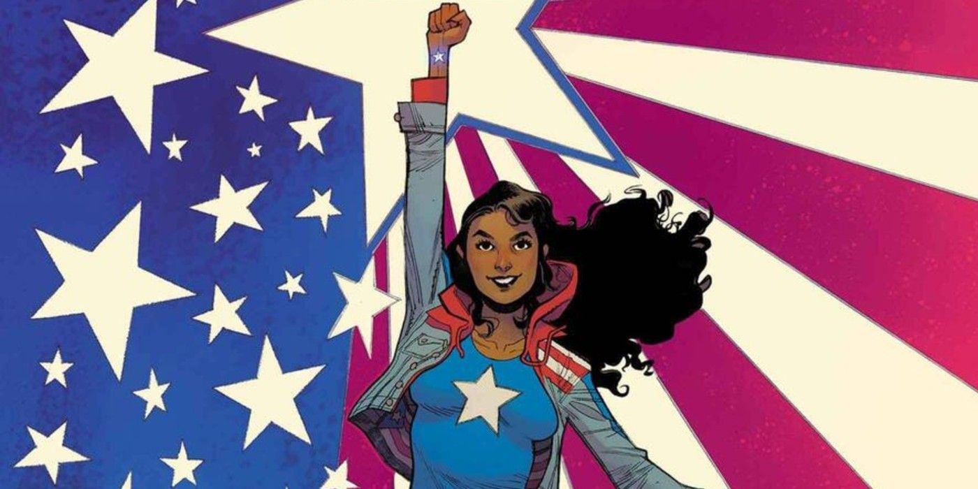 America Chavez uses her powers in Marvel Comics.