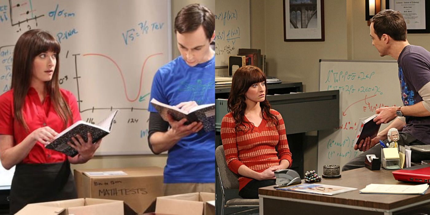 Sheldon compared Alex to an egg salad sandwich in The Big Bang Theory
