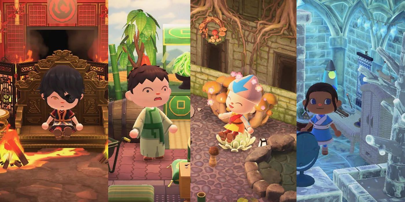 Animal Crossing Avatar The Last Airbender House Has All the Elements