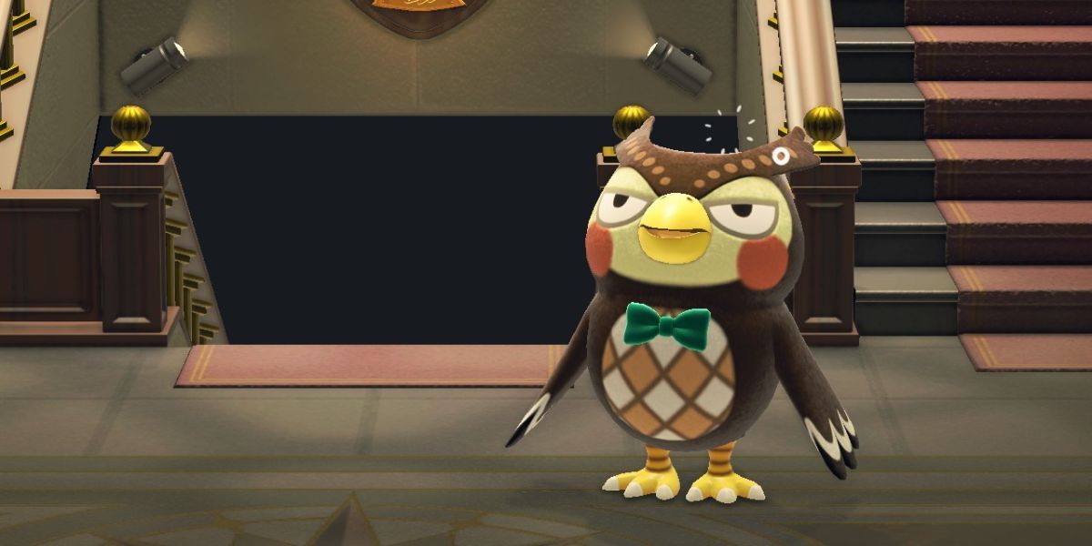 Blathers in the museum