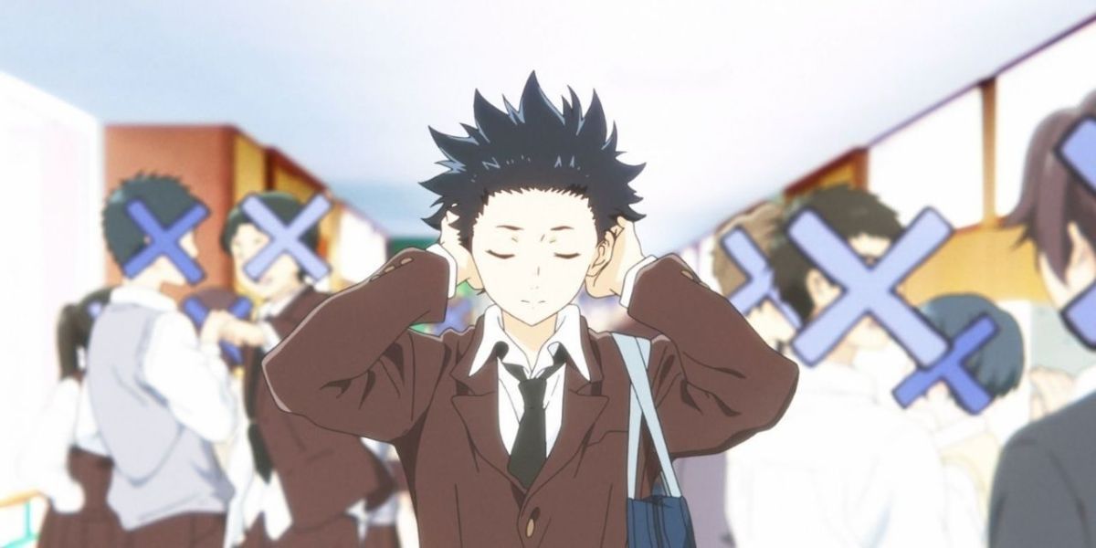 Silent Voice's symbolic X's over character's faces