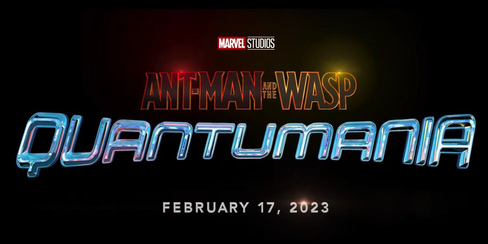 Title card and release date for Ant-Man and the Wasp Quantumania