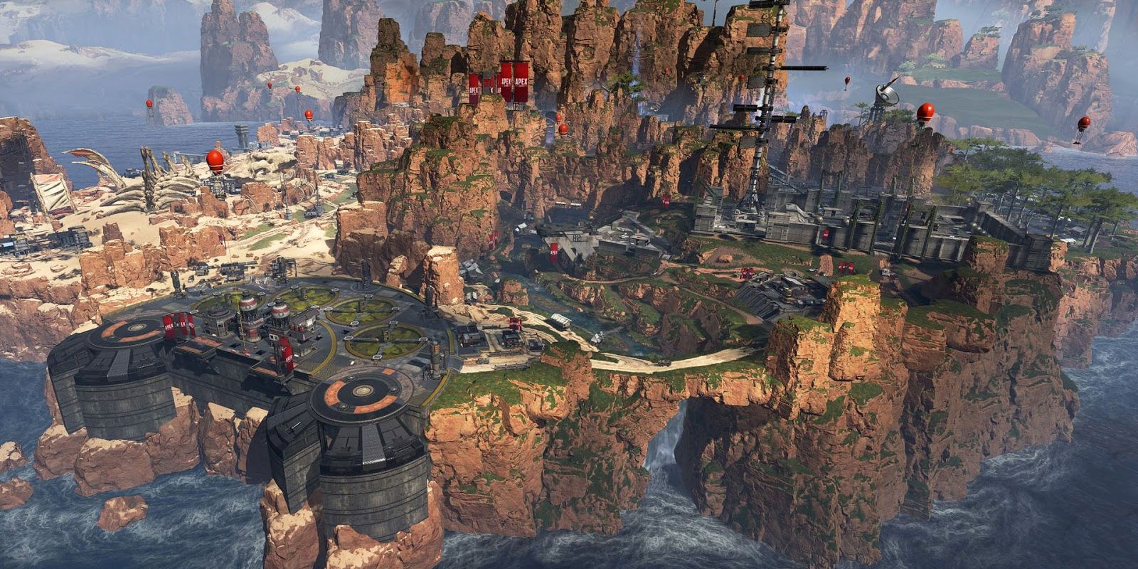 Apex Legends King's Canyon Panoramic View