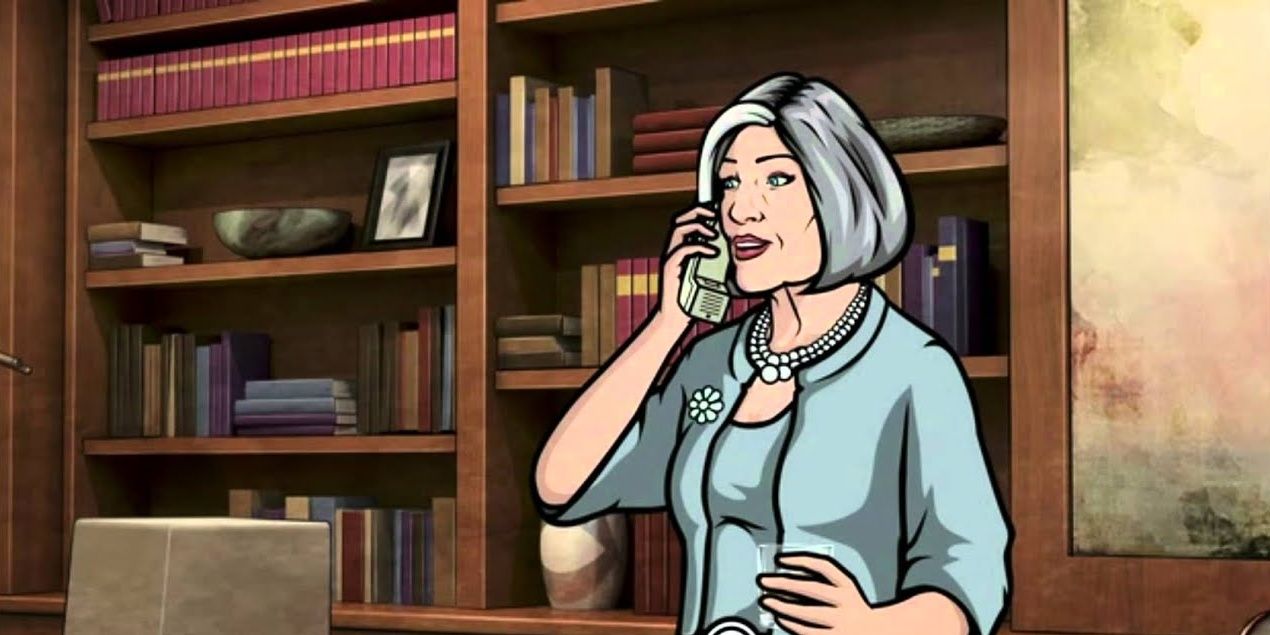 Malory talking on the phone