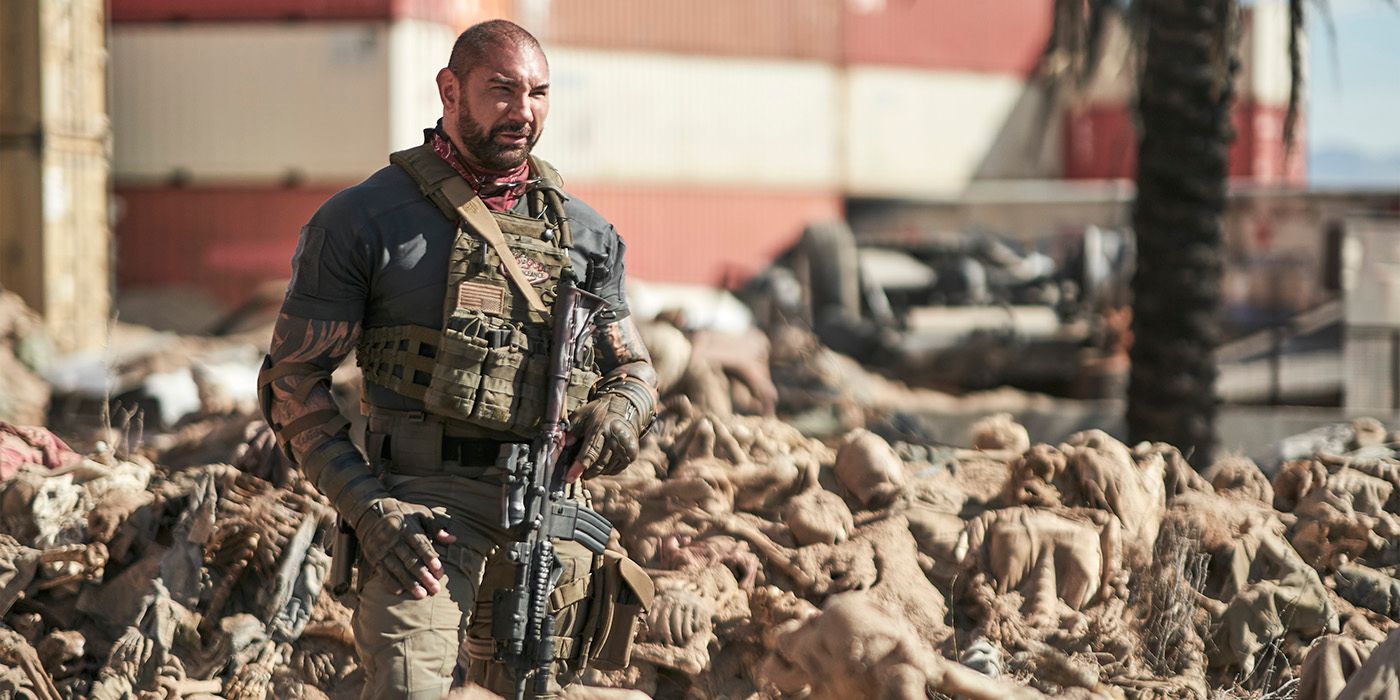 Dave Bautista Stars as Scott Ward in Zack Snyder's Army of the Dead.