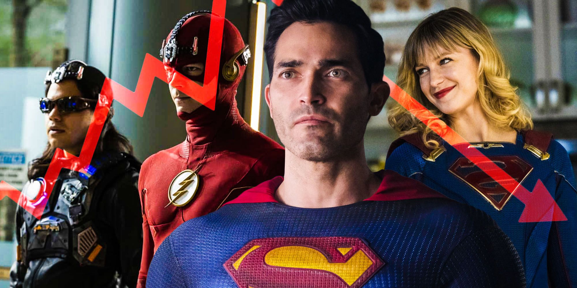 Arrowverse shows are losing so many viewers Superman and lois The flash supergirl
