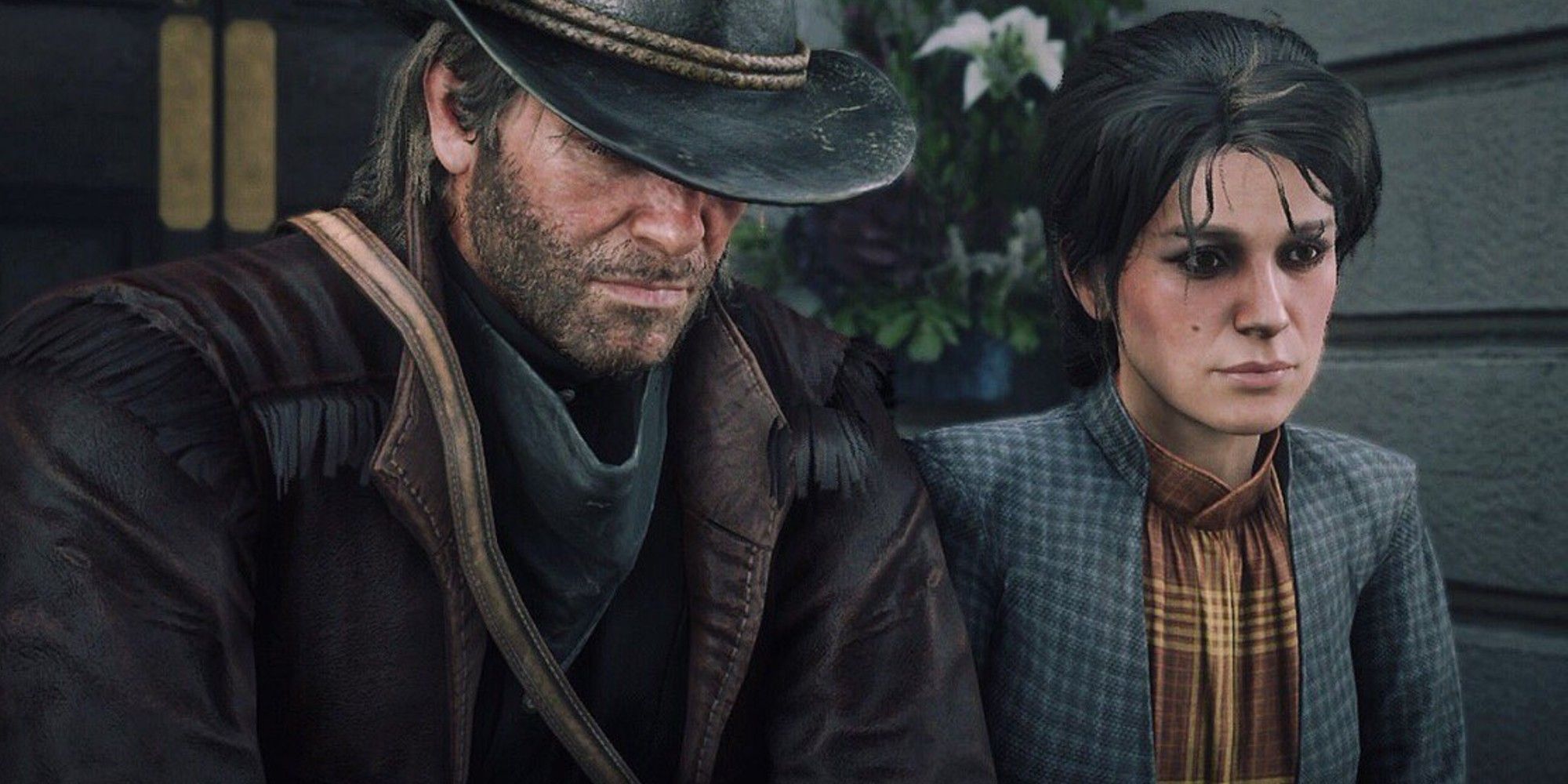 Arthur and Mary talking in Red Dead