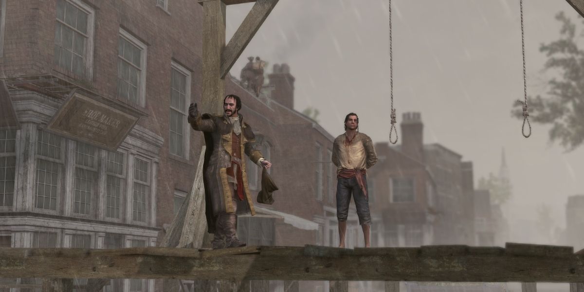 Connor kenway's public execution