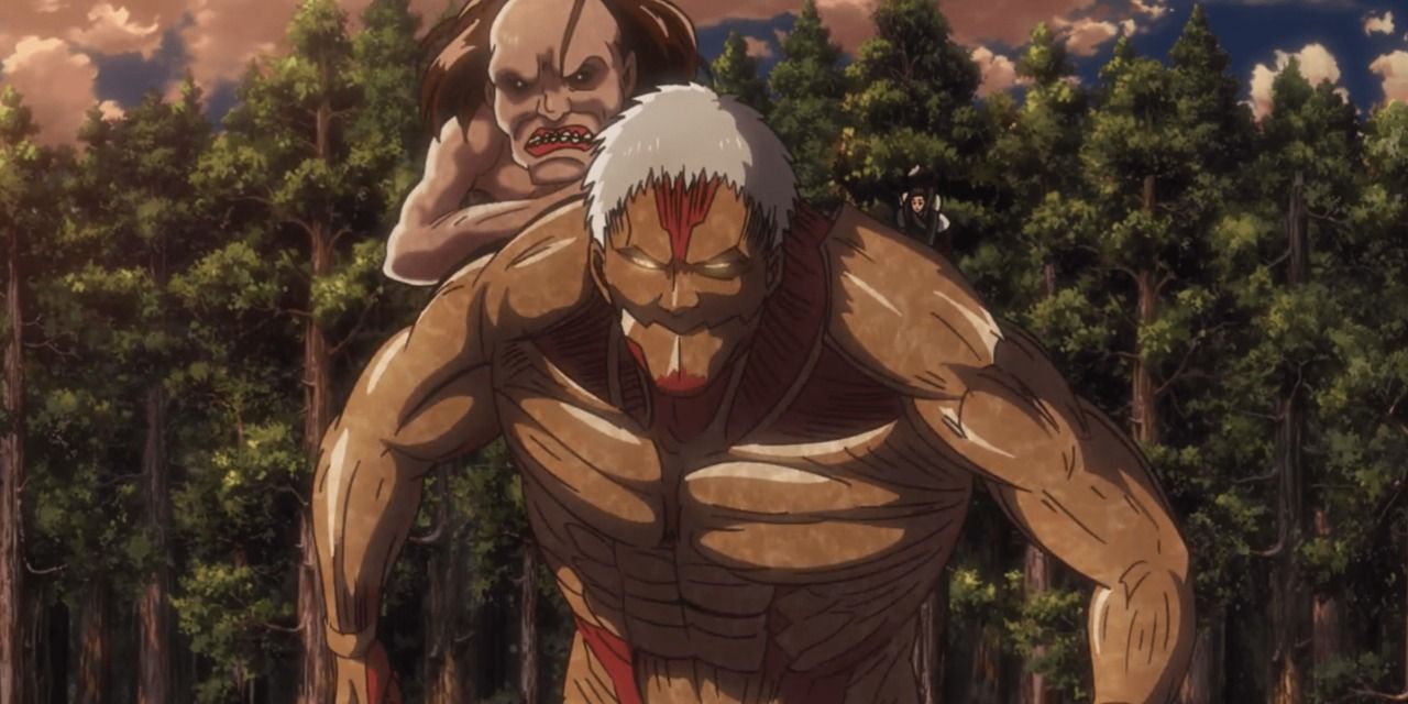 Reiner and Ymir as titans.