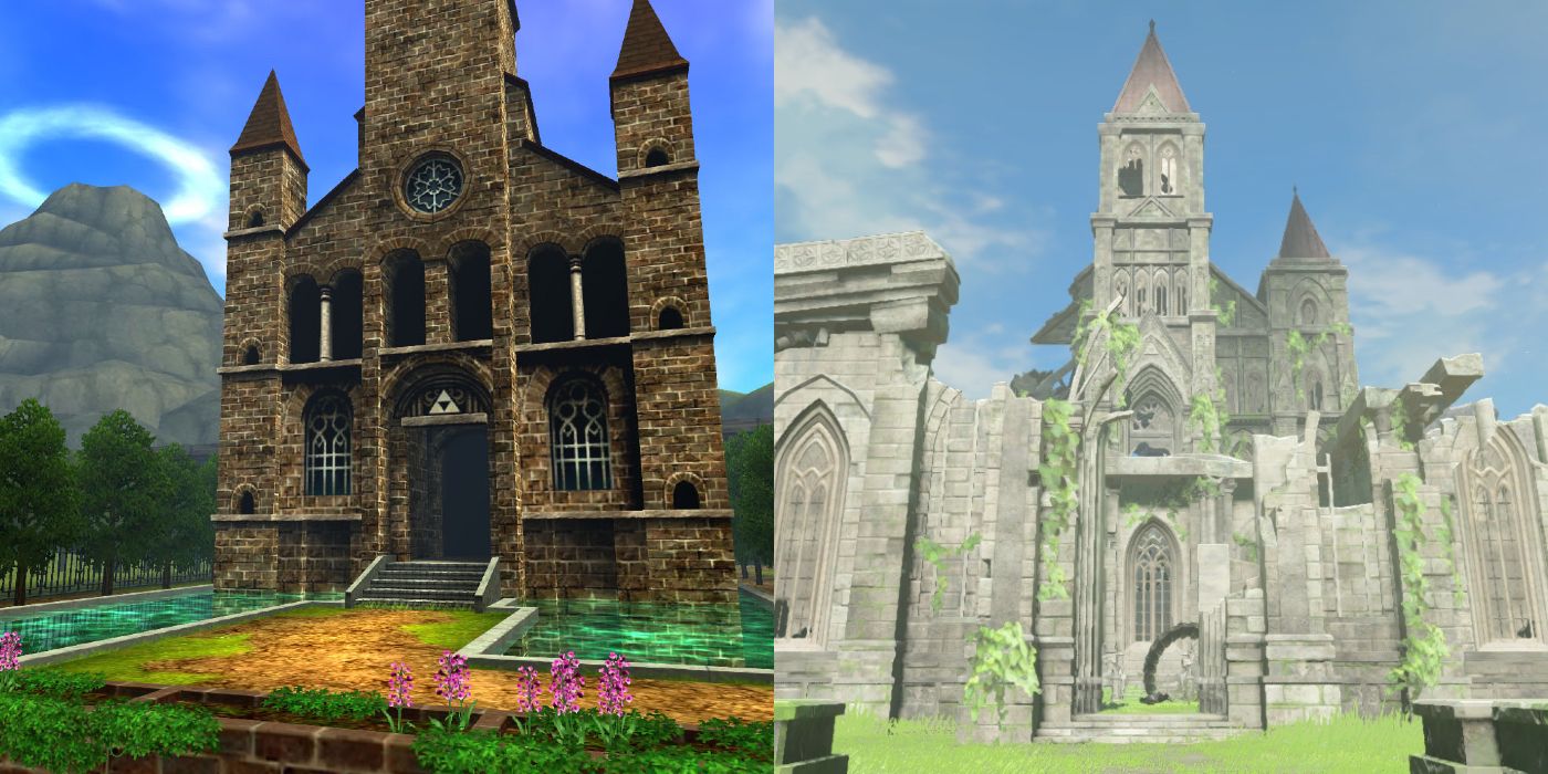 BOTW's Temple of Time Compared To Ocarina of Time
