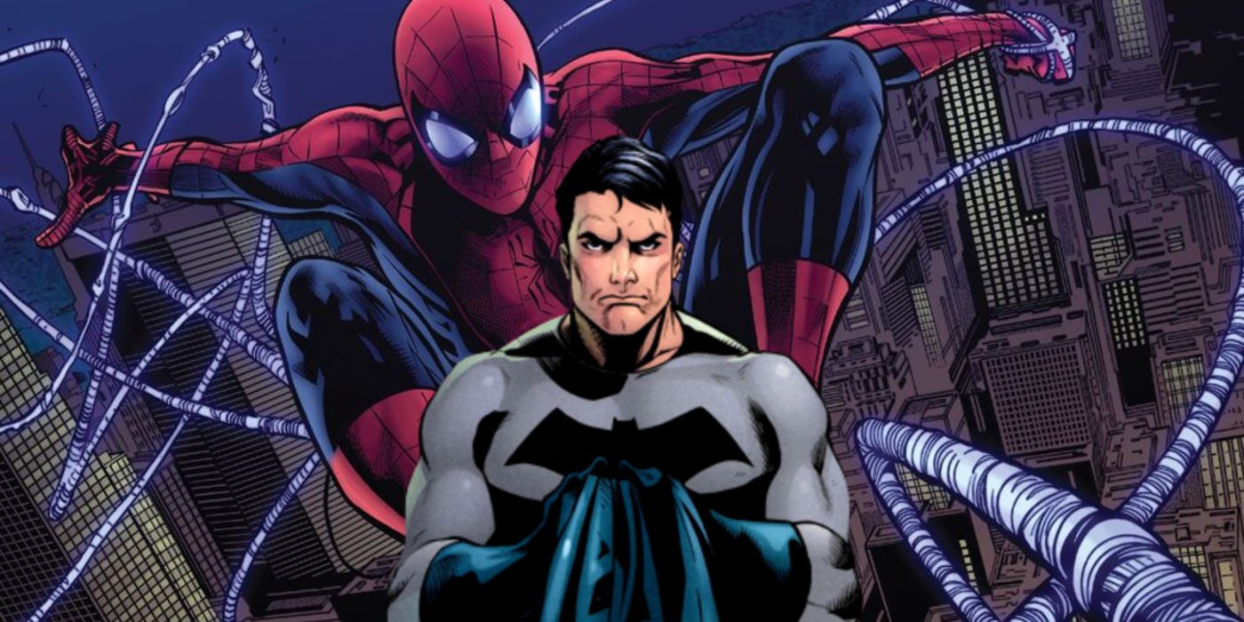 Batman Bruce Wayne Spider-Man Composite Wide